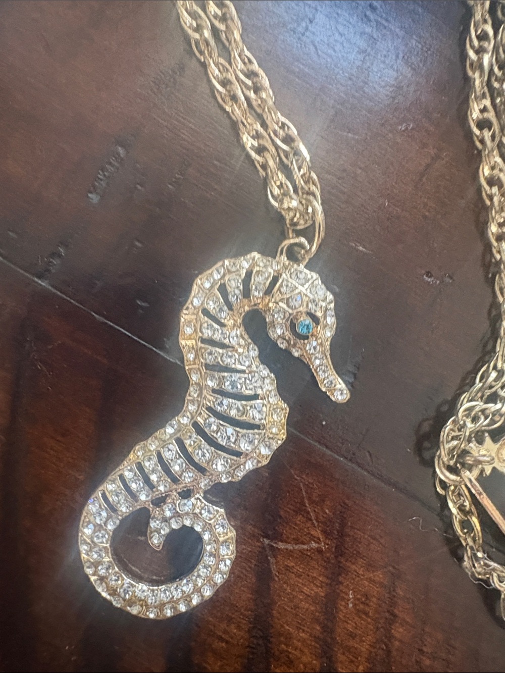 Lily Pulitzer X Target Rhinestone Encrusted Seahorse Necklace